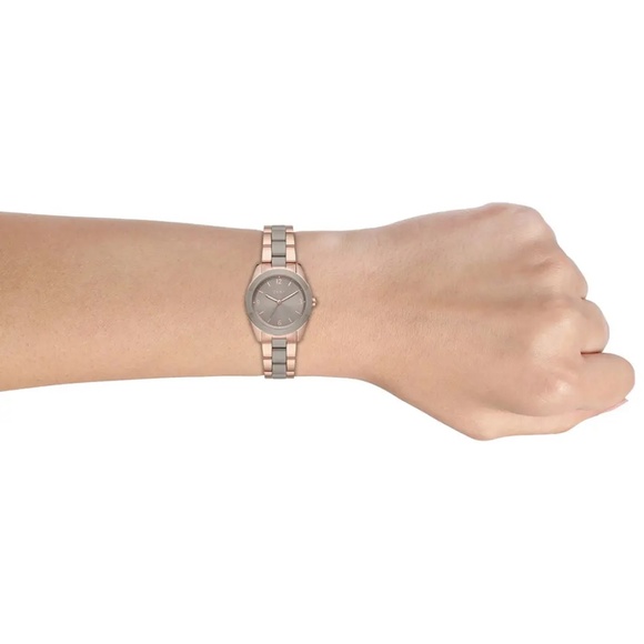 (New) DKNY Nolita Women\'s Two Tone Stainless Steel Watch Rose-Grey main image 7